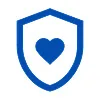 shield with heart
